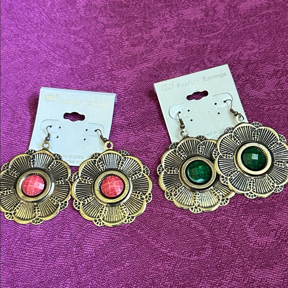 bundle 2 fashion Earrings